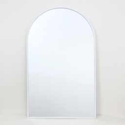Wide White Metal Arch Mirror - White - The Port. Co Gallery - Wilko - thumbnail 3