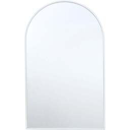 Wide White Metal Arch Mirror - White - The Port. Co Gallery - Wilko - thumbnail 1