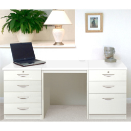 R White Cabinets 7 Drawer White Set-09 Desk - Size: 72.8 x 155.8 x 54cm - Wilko - thumbnail 5