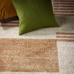Origins Nomad Block Rug 200 x 290cm - Orange - Wilko - thumbnail 6