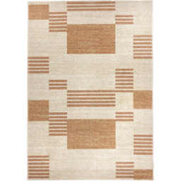Origins Nomad Block Rug 200 x 290cm - Orange - Wilko - thumbnail 1
