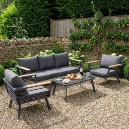 Saltram Sofa Set - Grey - Malay - Wilko - thumbnail 6