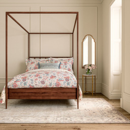 V&A Chintz Reverie Single Red and Teal Duvet Set - Red/ Teal - Wilko - thumbnail 6