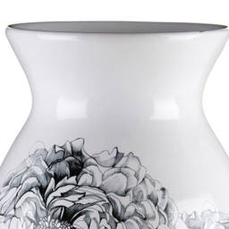 Premier Housewares Medium White Ceramic Vase - Size: 17 x 17 x 21cm - Wilko - thumbnail 6