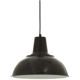 Premier Housewares Black Metal Pendant Light - Size: 30 x 30 x 120cm - Wilko - thumbnail 3