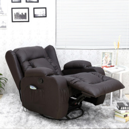 Furniture Online Caesar Brown Bonded Leather Recliner Chair - Size: 105 x 95 x 98cm - Wilko - thumbnail 7