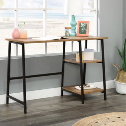 Teknik Office Industrial Style Sindoori Mango Finish Bench Desk Brown - Size: 71.2 x 105.4 x 47cm - Wilko - thumbnail 5