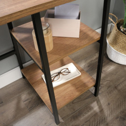 Teknik Office Industrial Style Sindoori Mango Finish Bench Desk Brown - Size: 71.2 x 105.4 x 47cm - Wilko - thumbnail 6