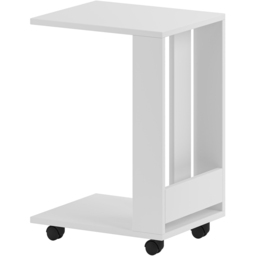 Decortie Edi White C Sofa Side Table with Storage - Size: 60.0  x 37.0  x 45.0 cm - Wilko - thumbnail 3