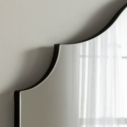 Yearn Precious Black Arch Overmantle Mirror 70 x 90cm - Wilko - thumbnail 4