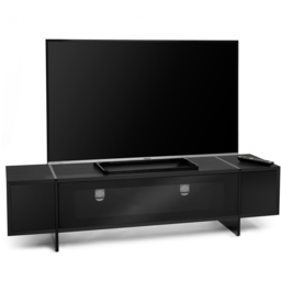 AVF Edge Black Drop Door TV Unit - Size: 39.6 x 160 x 38cm - Wilko - thumbnail 4