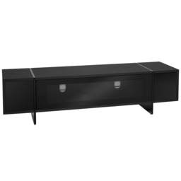 AVF Edge Black Drop Door TV Unit - Size: 39.6 x 160 x 38cm - Wilko - thumbnail 3