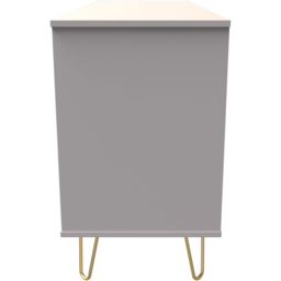 Crowndale Linear 6 Drawer Kashmir Matt Chest of Drawers Ready Assembled - Cream - Wilko - thumbnail 5
