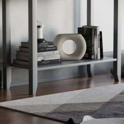 VIDA DESIGNS Windsor 2 Drawer Grey Console Table - Size: 30 x 80 x 74cm - Wilko - thumbnail 5