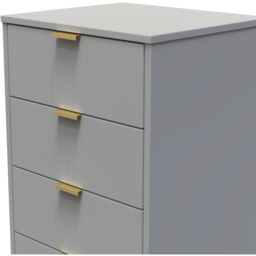 Crowndale 5 Drawer Dusk Grey Chest of Drawers Ready Assembled - Wilko - thumbnail 6
