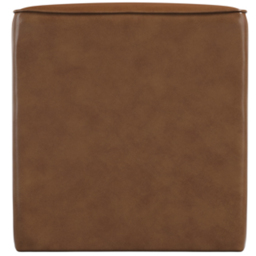 Bronx Tan Faux Leather Side Table - Size: 480 x 460 x 460cm - Brown - LPD Home - Wilko - thumbnail 4