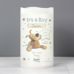 Personalised Memento Boofle Its A Boy Nightlight LED Candle - Size: 0.8 x 1.3 x 0.8cm - White - Wilko - thumbnail 4