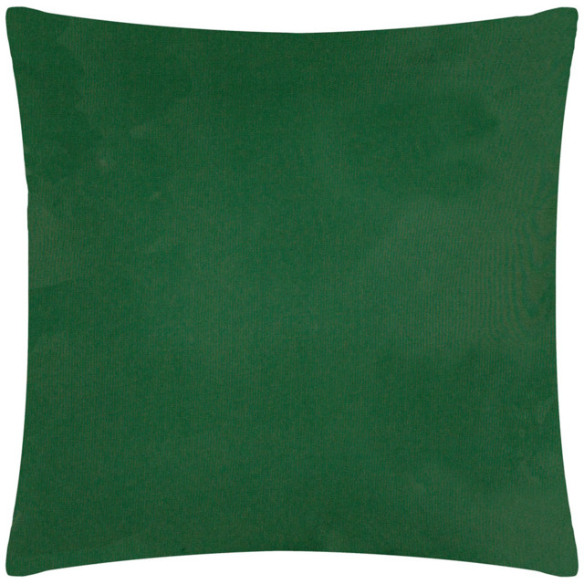 furn. Plain Bottle Green Outdoor Cushion Large - Size: 55 x 55cm - Wilko - image 1