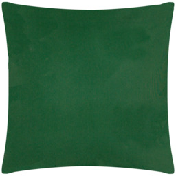 furn. Plain Bottle Green Outdoor Cushion Large - Size: 55 x 55cm - Wilko