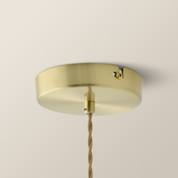 ValueLights Cassia Gold Clear Glass Flower LED Pendant Light - Size: 27 x 110 x 27cm - Wilko - thumbnail 5