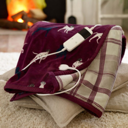 Deyongs Hounds Multicolour Heated Throw 140 x 180cm - Wilko - thumbnail 3
