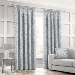 Intimates Serena Silver Tape Top Curtains 168 x 223cm - Size: W 168 x D 223cm - Wilko - thumbnail 1