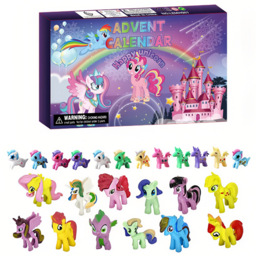 Jaoyeh Happy Unicorn Christmas Advent Calendar - Size: 37.5 x 23 x 3cm - Purple - Wilko - thumbnail 4