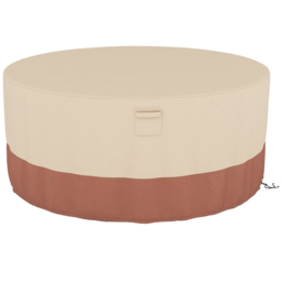 Costway Beige Small Round Patio Furniture Cover - Size: 43 x 43 x 2cm - Cream - Wilko