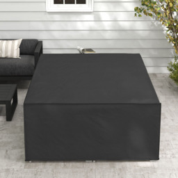 Outsunny Black Waterproof Outdoor Furniture Cover 67 x 155 x 222cm - Wilko - thumbnail 7