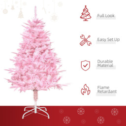 Everglow Pink Artificial Christmas Tree 4ft - Wilko - thumbnail 5