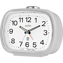 Acctim Camille Grey Alarm Clock 9cm - Size: 6 x 11 x 9cm - Wilko - thumbnail 3