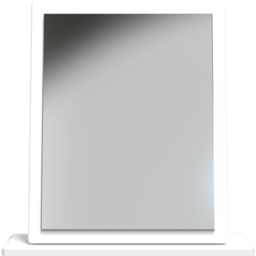 Crowndale Sussex Bardolino Oak Small Mirror Ready Assembled - Size: 51 x 48cm - White - Wilko - thumbnail 3