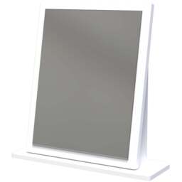Crowndale Sussex Bardolino Oak Small Mirror Ready Assembled - Size: 51 x 48cm - White - Wilko - thumbnail 1