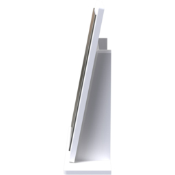 Crowndale Sussex Bardolino Oak Small Mirror Ready Assembled - Size: 51 x 48cm - White - Wilko - thumbnail 5