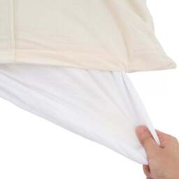 Living and Home Beige Chenille Headboard Pillow 60 x 180cm - Size: 60 x 180 x 18cm - Wilko - thumbnail 7