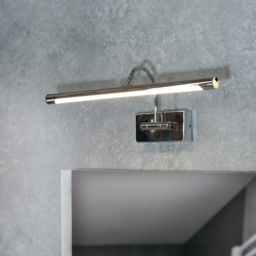 ValueLights Alana Polished Silver LED Wall Light - Size: 20 x 11 x 46.5cm - Wilko - thumbnail 3