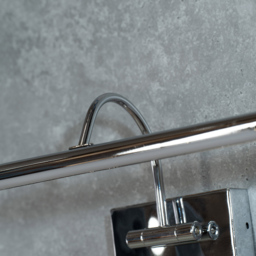 ValueLights Alana Polished Silver LED Wall Light - Size: 20 x 11 x 46.5cm - Wilko - thumbnail 4