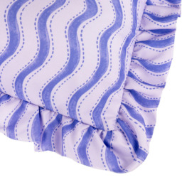 Furn Summer Solstice Blue Wiggly Stripe Cushion 30 x 50cm - Wilko - thumbnail 5