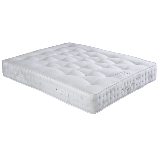 Signature Platinum Small Single 2000 Pocket Sprung Mattress - White - Bedmaster - Wilko - image 1