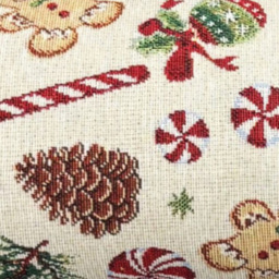 Gingerbread Candy Tapestry Draught Excluder - Wilko - thumbnail 3