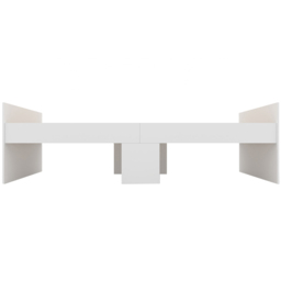 Kudl Flash Single White Storage Cabin Bed - Wilko - thumbnail 5