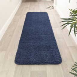 My Rug Midnight Blue Rug 67 x 200cm - Size: 67 x 200 x 2cm - Wilko - thumbnail 3