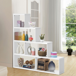 Costway 6 Shelf White Ladder Bookcase - Size: 5 Shelf - Wilko - thumbnail 5
