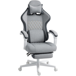HOMCOM Grey Printed Velvet Adjustable Height Recliner Chair - Size: 129 x 64 x 69cm - Wilko - thumbnail 3