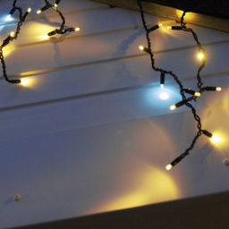 Eagle Connect 300 Warm White LED Black Icicle Light 11m - Size: 51 x 50 x 36cm - Wilko - thumbnail 4