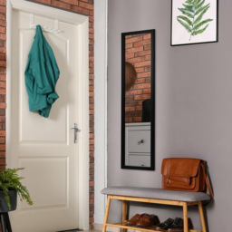 Costway Black Full Length Mirror 33 x 119cm - Size: 119.4 x 43.2 x 7.62cm - Wilko - thumbnail 5