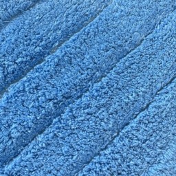 Allure Bath Fashions Cornish Blue Ribbed Bath Mat Set 2 Piece - Size: 50 x 80cm - Wilko - thumbnail 5