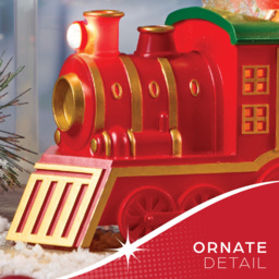 The Christmas Workshop LED Santa on Train Snow Globe - Size: 19.5 x 21.2 x 10.5cm - Red - Wilko - thumbnail 6