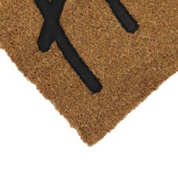 JVL Home Rubber Embossed PVC Coir Doormat 40 x 60cm - Brown - JVL Homewares - Wilko - thumbnail 4
