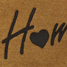 JVL Home Rubber Embossed PVC Coir Doormat 40 x 60cm - Brown - JVL Homewares - Wilko - thumbnail 6